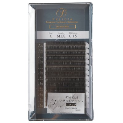 フラットラッシュまつげエクス（ブラック）OEM生産