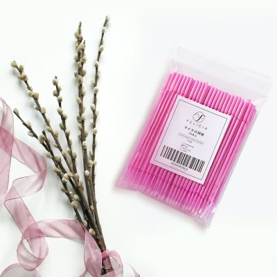 マイクロスティック マイクロ綿棒 マイクロブラシ まつげアプリケーター　