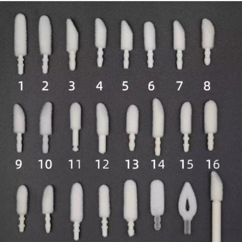 マイクロファイバーブラシのチップヘッド　付け替え まつげエクステ用 アプリケーター-751