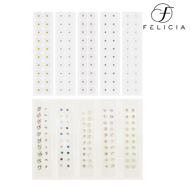 耳つぼシート ジュエリースターターキット チタン　20粒セット-797